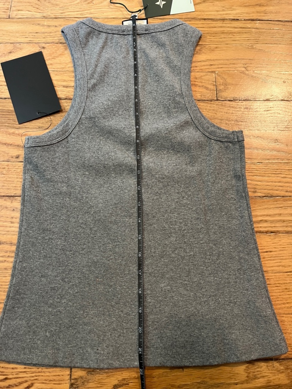 Tuckernuck Foley Rib Racerback Tank - Slate Gray NWT - Picture 5 of 6